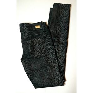 Silver & Black skinny jeans, so pretty, like New